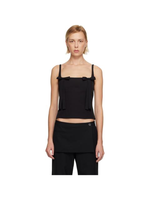 SANDY LIANG Black Amelie Tank Top