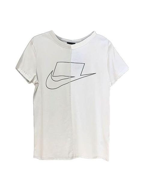 Nike (WMNS) Nike Casual Training Sports Short Sleeve White CU5808-072