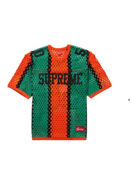 Supreme Supreme Crochet Football Jersey Orange