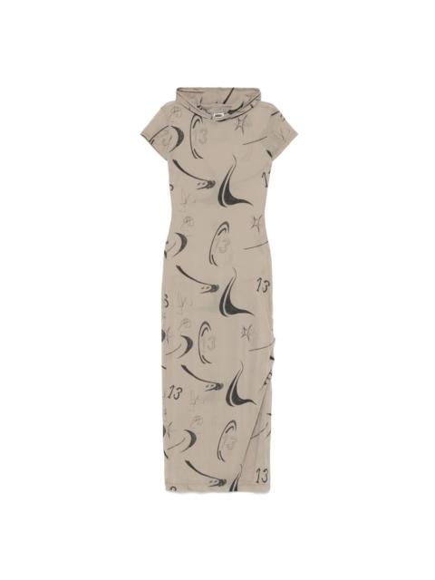 AVAVAV hooded maxi dress