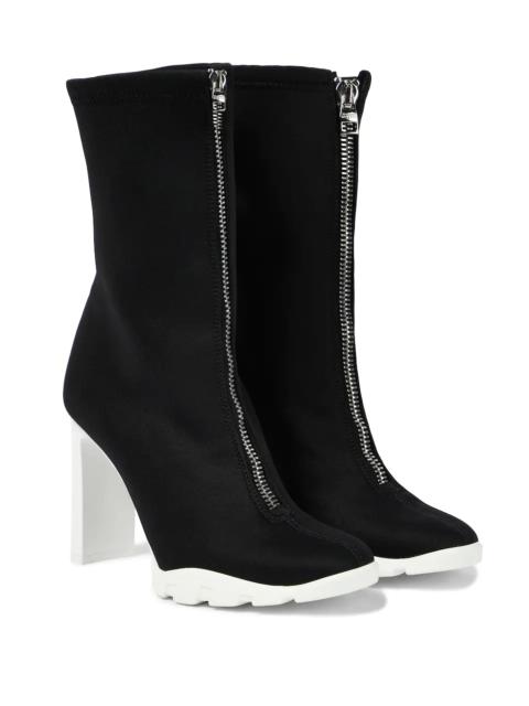 Alexander McQueen Slim Tread zipped scuba sock boots