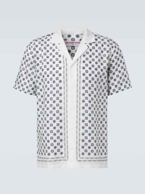 ORLEBAR BROWN Maitan printed bowling shirt