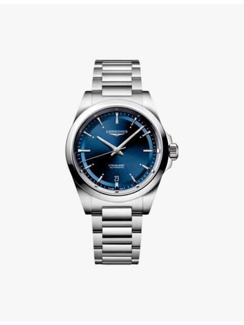 Longines L3.720.4.92.6 Conquest 38mm Stainless-Steel Automatic Watch