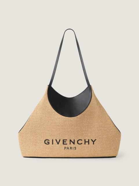 Givenchy MEDIUM FACET TOTE BAG IN RAFFIA
