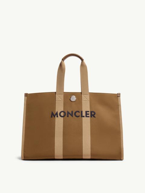 Moncler Logo Canvas Tote Bag