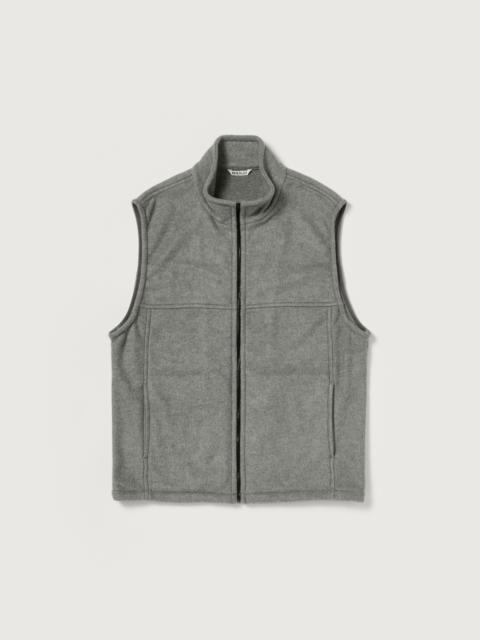 AURALEE PURE SILK COMFORT FLEECE VEST