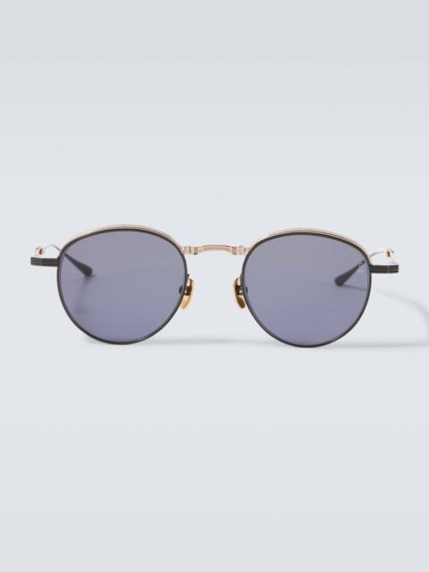 JACQUES MARIE MAGE Archibald round sunglasses