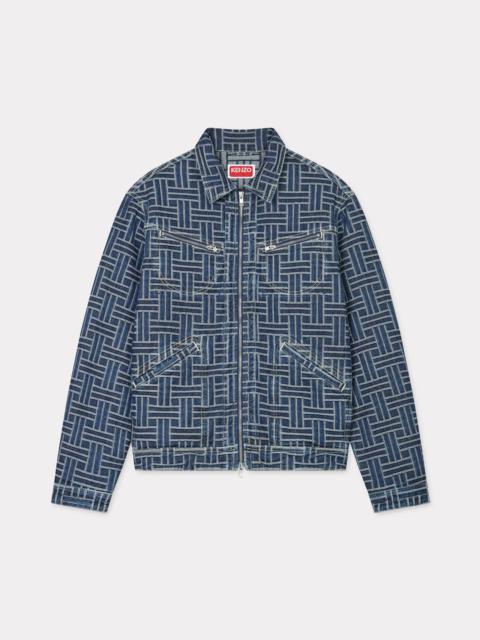 'KENZO Weave' trucker jacket in japanese denim