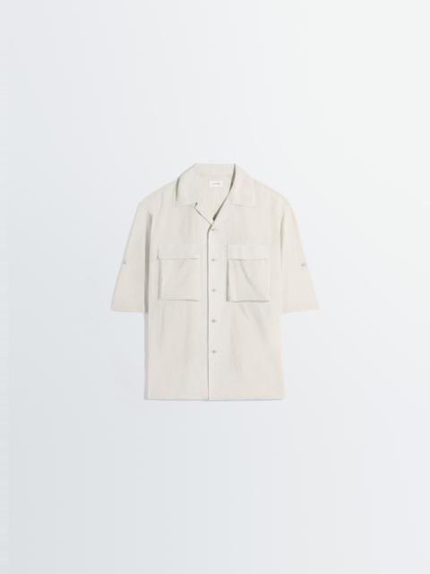 Lemaire SHORT SLEEVE UTILITY SHIRT IN WASHED TECHNICAL COTTON