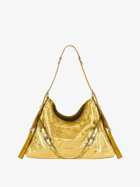 Givenchy MEDIUM VOYOU BAG IN LAMINATED LEATHER