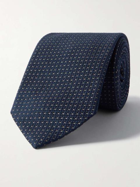 8cm Metallic Silk-Blend Jacquard Tie