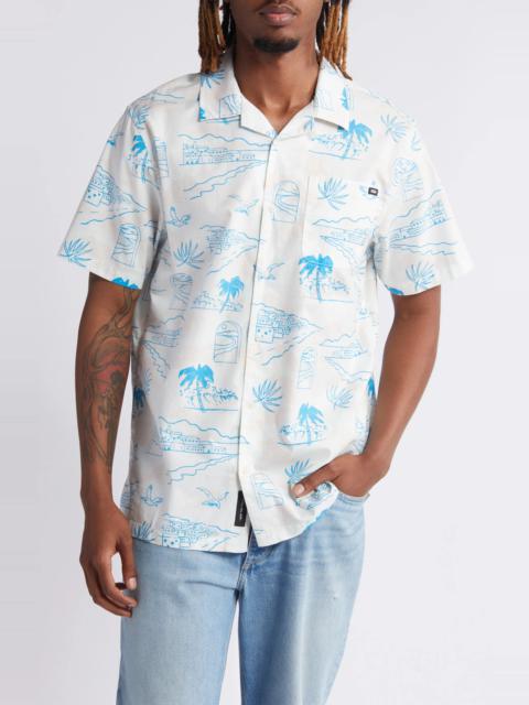 Vans Davista Tropical Print Cotton Camp Shirt