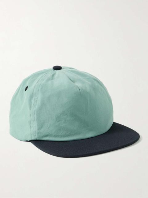 A.P.C. Logo-Embroidered Cotton-Poplin 및 캔버스 야구 모자