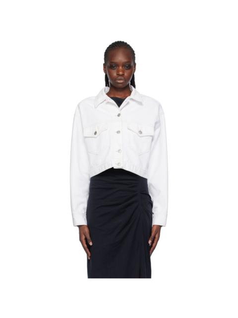 Isabel Marant White Tadia Denim Jacket