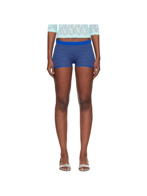 gimaguas Blue & Brown Camu Shorts