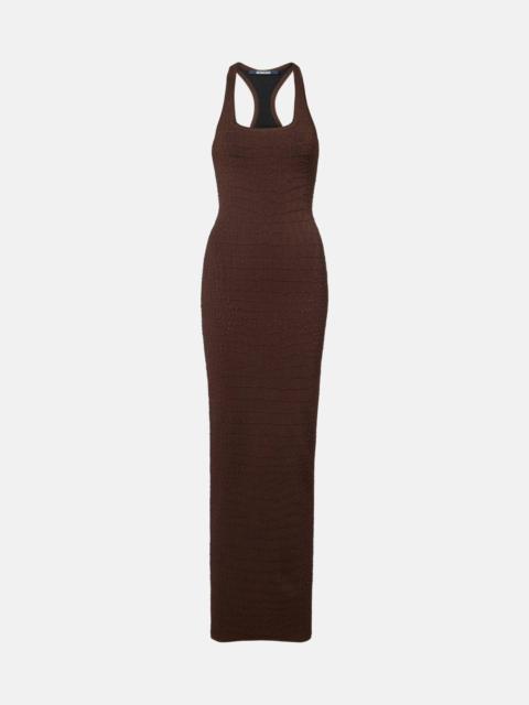 JACQUEMUS Jersey maxi dress