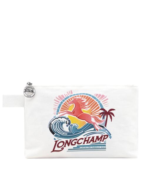 Longchamp Le Pliage Collection Pouch Rainbow - Canvas