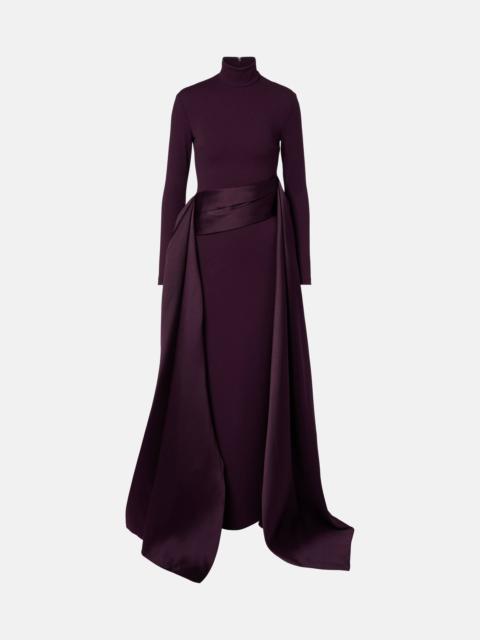 SOLACE LONDON Olivia draped gown