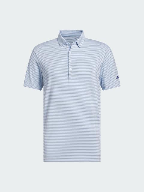 adidas ULTIMATE365+ THREE COLOR STRIPE POLO SHIRT