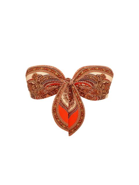 Zimmermann MAHON SCARF TIE BIKINI TOP