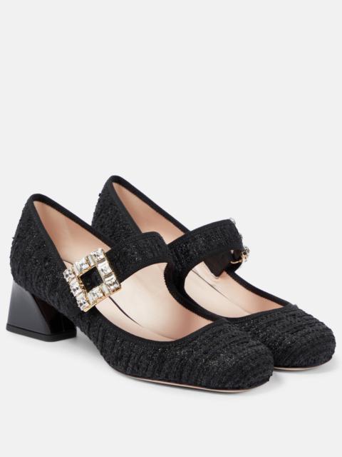 Roger Vivier Très Vivier embellished Mary Jane pumps