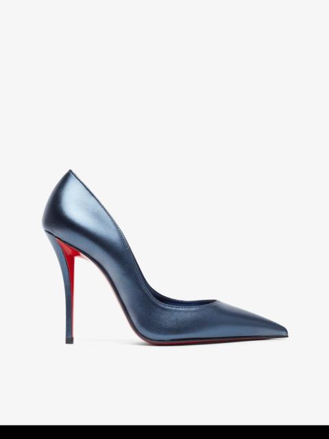 Christian Louboutin Miss Z 100 Blue Laminated Nappa Pumps