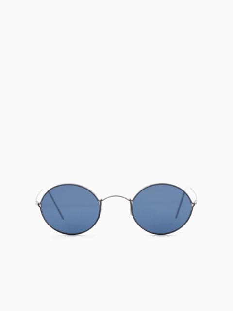 Unisex oval sunglasses