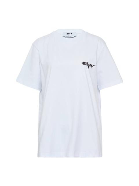 MSGM MSGM Embroidered T-Shirt
