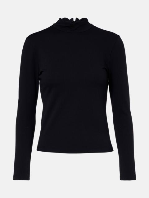 MARYSIA Scalloped rashguard top