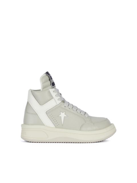 Rick Owens DRKSHDW CONVERSE X DRKSHDW TURBOWPN A10960C - OYSTER/WHITE