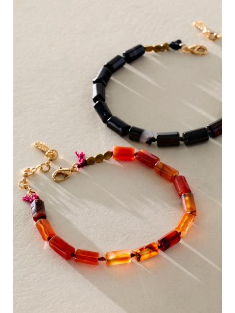 FREE PEOPLE Sarri Stone Anklet