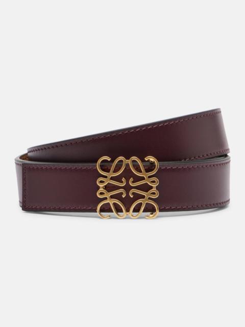 Loewe Anagram leather belt