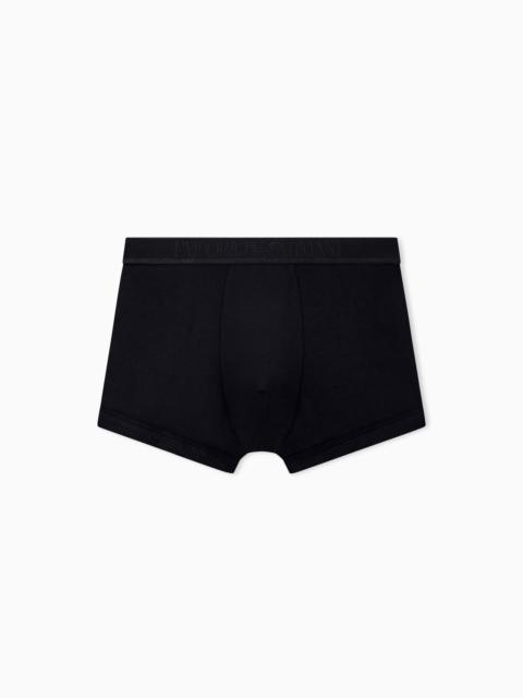 EMPORIO ARMANI TRUNK IN REGULAR FIT MODAL JERSEY WITH ELASTIC WAISTBAND