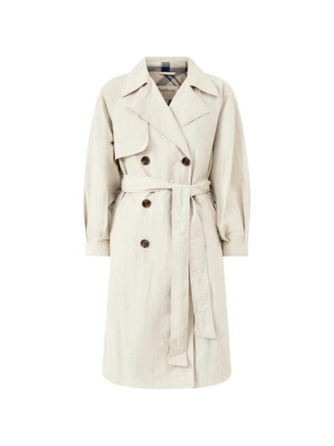 Barbour Barbour Layla Double-breasted Belted Trench Coat