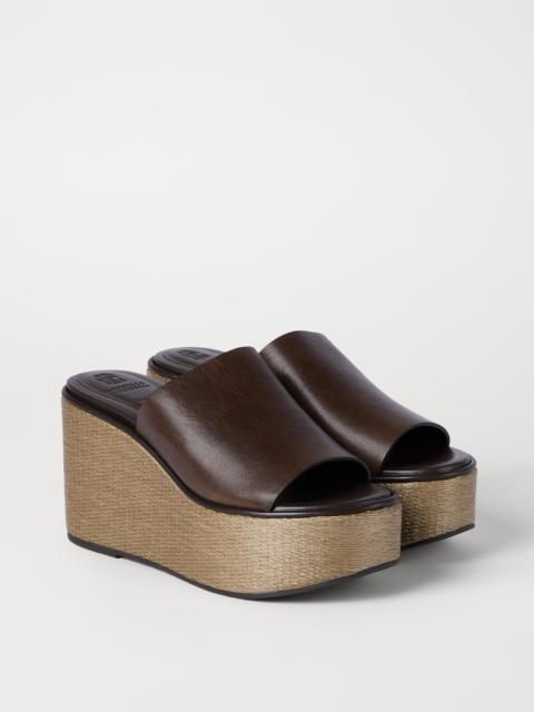 Brunello Cucinelli Cowhide wedges