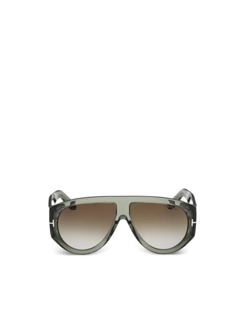 TOM FORD Bronson pilot-frame sunglasses