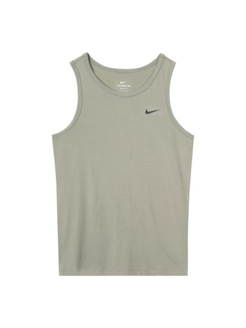 Nike Men's Nike As Nk Df Tank Dfc Solid Solid Color Quick Dry Breathable Running Basketball Training Ligh