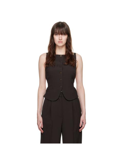【関税込み】Beaufille SSENSE限定 タン Rubens ベスト beaufille SSENSE Exclusive Black Rubens Vest | REVERSIBLE