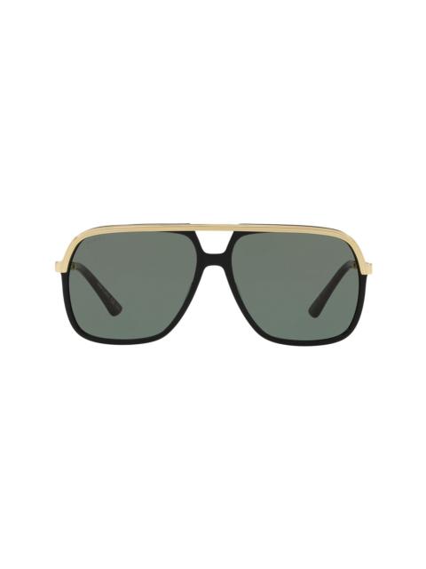 pilot-frame sunglasses