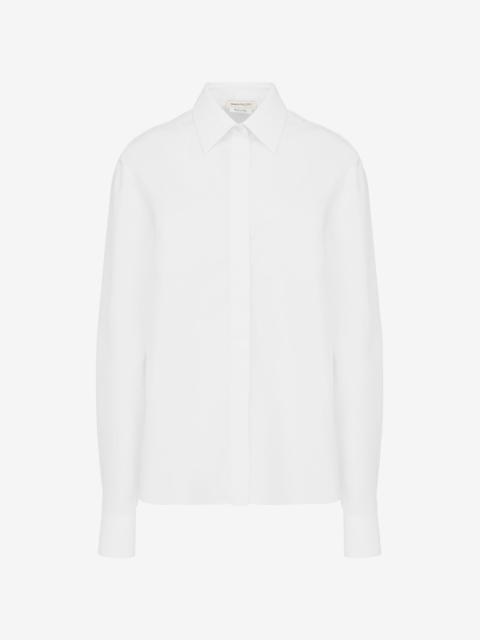 Alexander McQueen Women's Classic Shirt in Optical White