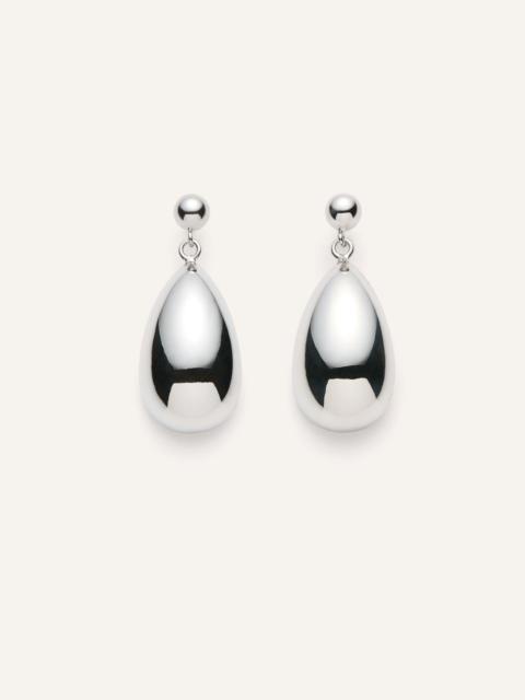 MAGDA BUTRYM Classic teardrop earrings in silver