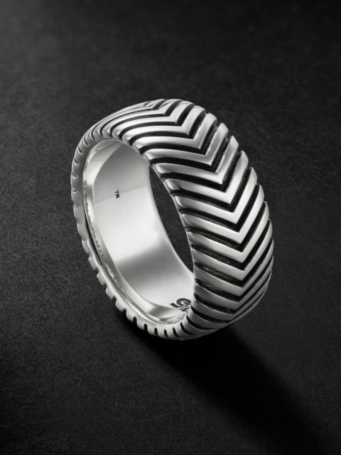 DAVID YURMAN Chevron Sterling Silver Ring