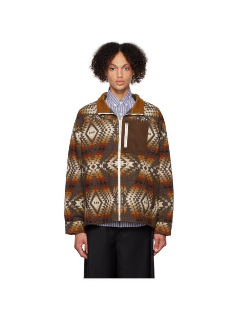 Junya Watanabe MAN Brown Pendleton Edition Jacket