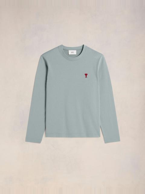 AMI Paris RED AMI DE COEUR LONGLSEEVES T-SHIRT