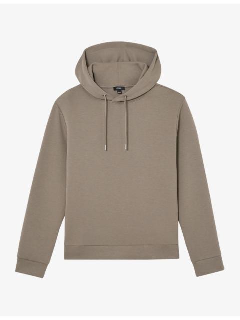 REISS Dane Relaxed-Fit Jersey Hoody