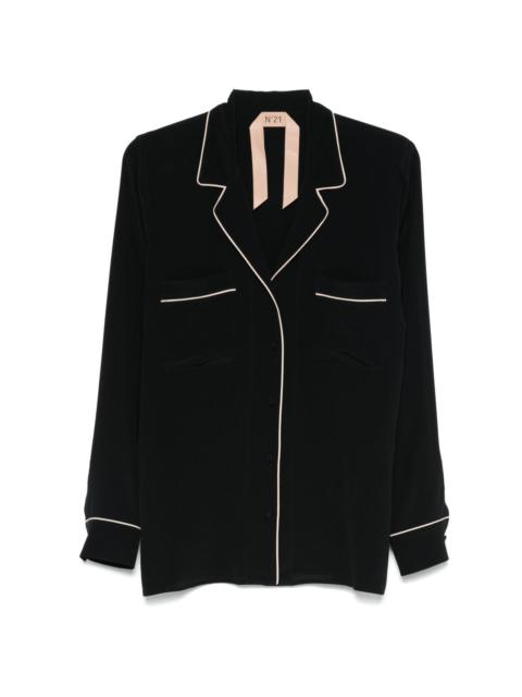 N°21 piped trim-detail shirt