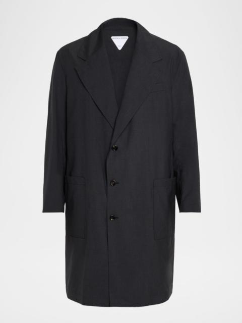 Bottega Veneta Men's Superfine Wool Overcoat