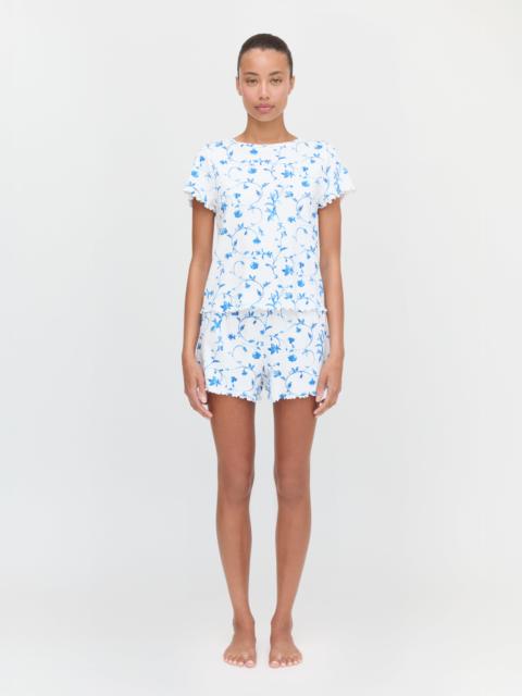 Hill House Home The Nina Pajama Set - Blue Botanical