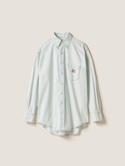 Miu Miu Chambray denim shirt