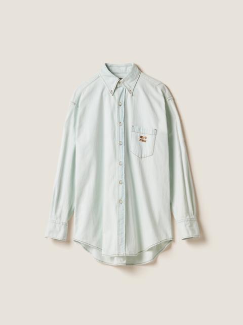 Chambray denim shirt